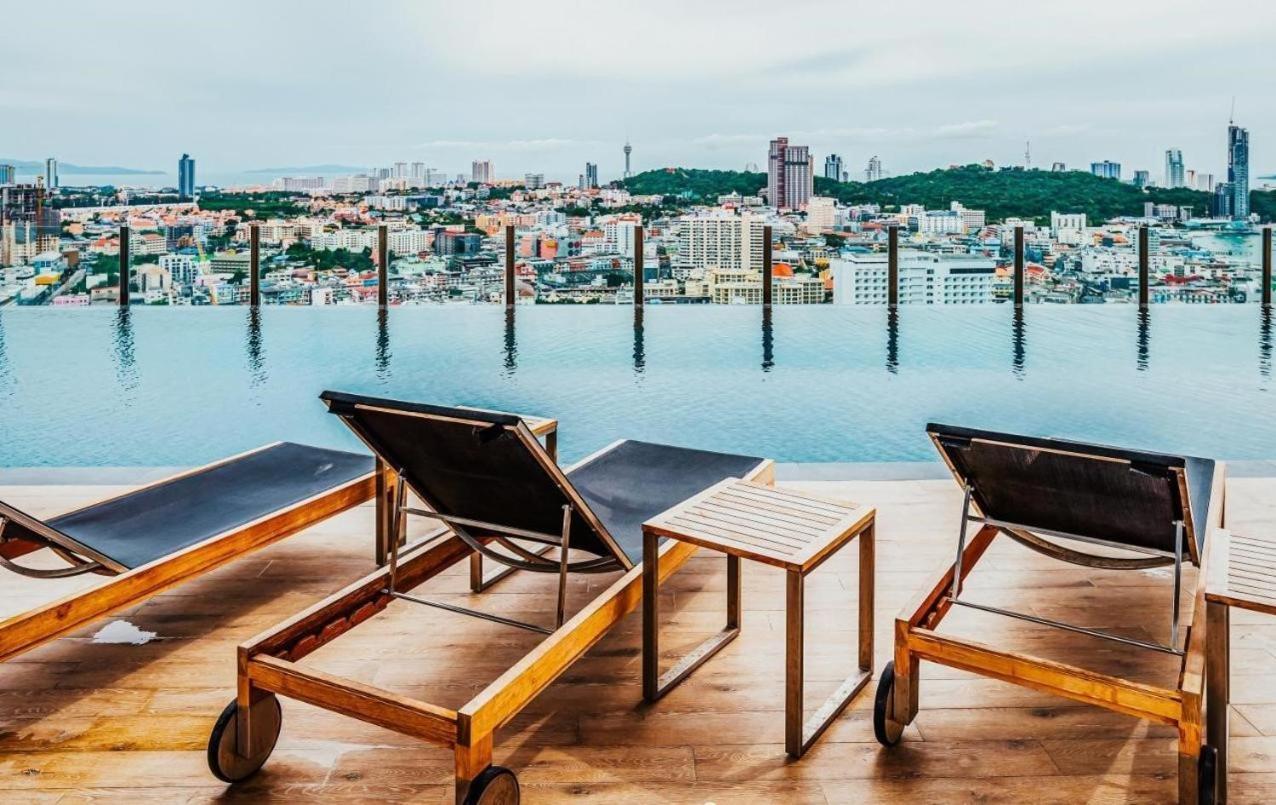 Amazing Infinity Pool Condo Next To The Beach Pattaya Exterior photo