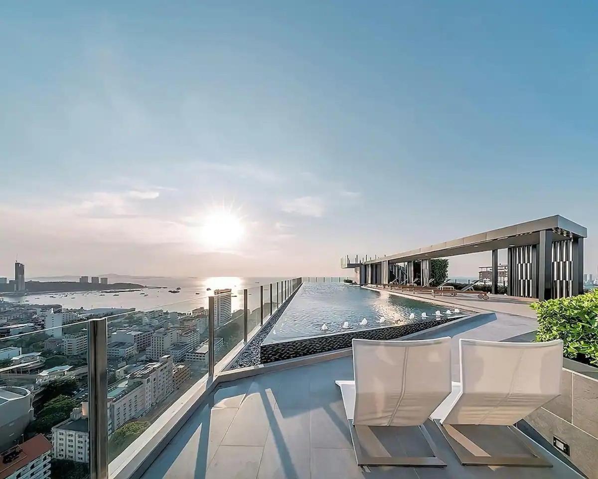 Amazing Infinity Pool Condo Next To The Beach Pattaya Exterior photo
